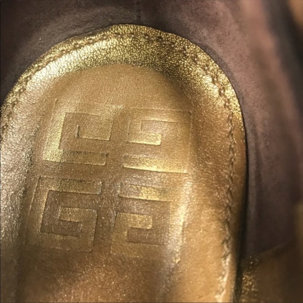 Givenchy Bronze Knot brown suede pumps EU 40 US 9.5 - Picture 10 of 12